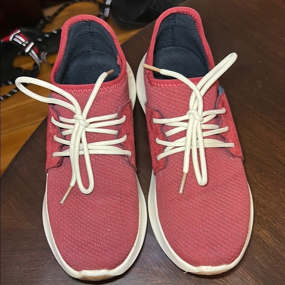 Vessi Maple Red on Off White Women’s Everyday Classic - Picture 10 of 15